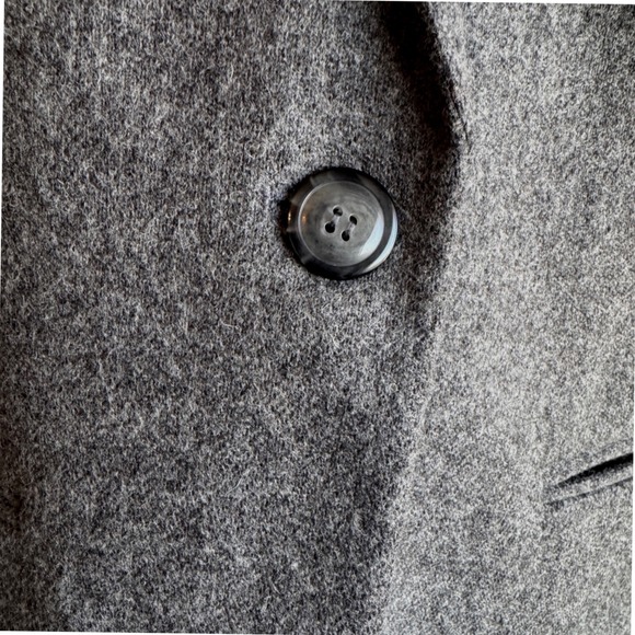 Vintage Sag Harbor Gray Wool Blend Blazer Womens Size 10 Classic - Picture 5 of 12